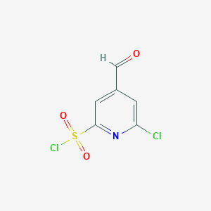 6-Chloro-4-formylpyridine-2-sulfonyl chloride