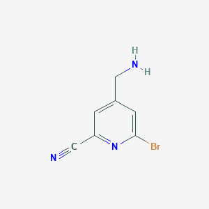 4-(Aminomethyl)-6-bromopyridine-2-carbonitrile