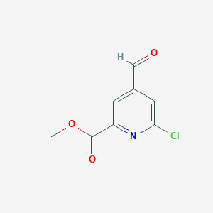 Methyl 6-chloro-4-formylpyridine-2-carboxylate