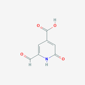 2-Formyl-6-hydroxyisonicotinic acid