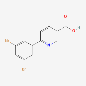 6-(3,5-Dibromophenyl)pyridine-3-carboxylic acid