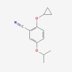 2-Cyclopropoxy-5-isopropoxybenzonitrile