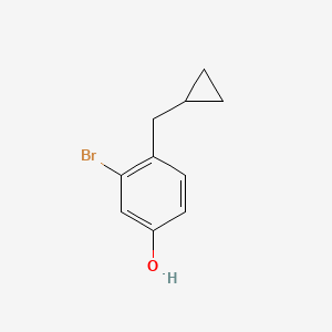 3-Bromo-4-(cyclopropylmethyl)phenol