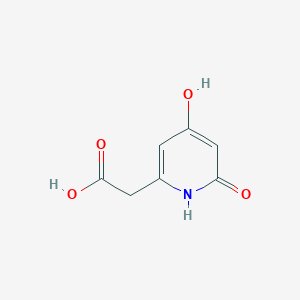 (4,6-Dihydroxypyridin-2-YL)acetic acid