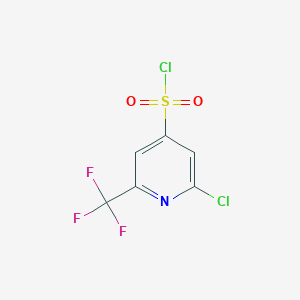 2-Chloro-6-(trifluoromethyl)pyridine-4-sulfonyl chloride