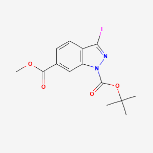 1-Tert-butyl 6-methyl 3-iodo-1H-indazole-1,6-dicarboxylate