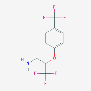 3,3,3-Trifluoro-2-(4-trifluoromethyl-phenoxy)-propylamine