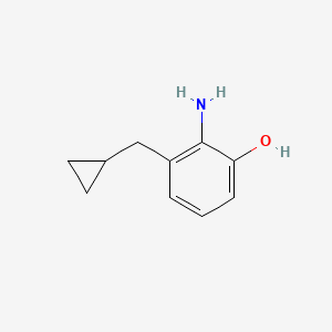 2-Amino-3-(cyclopropylmethyl)phenol