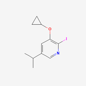 3-Cyclopropoxy-2-iodo-5-isopropylpyridine