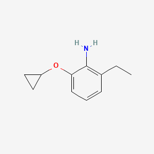 2-Cyclopropoxy-6-ethylaniline