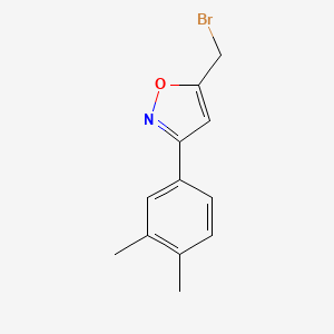 5-Bromomethyl-3-(3,4-dimethyl-phenyl)-isoxazole