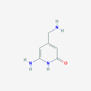 6-Amino-4-(aminomethyl)pyridin-2-OL