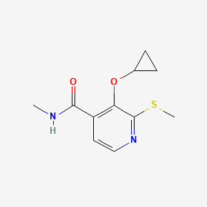 3-Cyclopropoxy-N-methyl-2-(methylthio)isonicotinamide