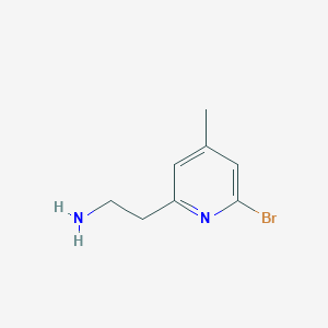 2-(6-Bromo-4-methylpyridin-2-YL)ethanamine