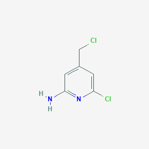 6-Chloro-4-(chloromethyl)pyridin-2-amine