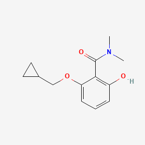 2-(Cyclopropylmethoxy)-6-hydroxy-N,N-dimethylbenzamide