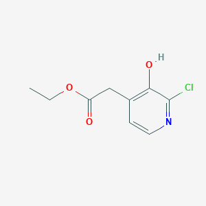 Ethyl (2-chloro-3-hydroxypyridin-4-YL)acetate