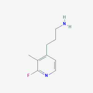 3-(2-Fluoro-3-methylpyridin-4-YL)propan-1-amine