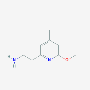 2-(6-Methoxy-4-methylpyridin-2-YL)ethanamine