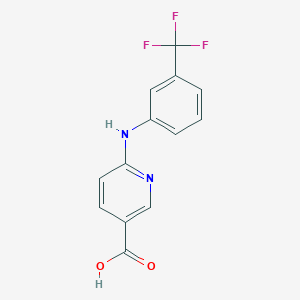 6-((3-(Trifluoromethyl)phenyl)amino)nicotinic acid