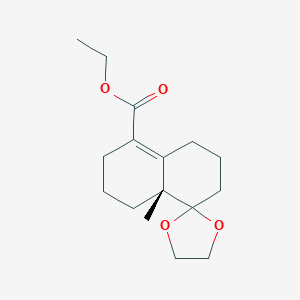 Ethyl (R)-8a-methyl-3,4,6,7,8,8a-hexahydro-2H-spiro[naphthalene-1,2'-[1,3]dioxolane]-5-carboxylate