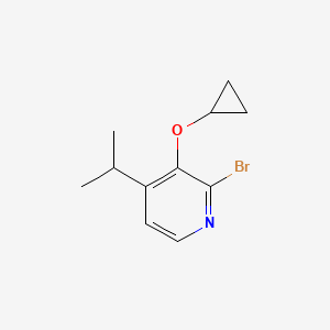 2-Bromo-3-cyclopropoxy-4-isopropylpyridine