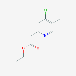 Ethyl 2-(4-chloro-5-methylpyridin-2-YL)acetate