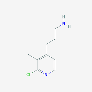 3-(2-Chloro-3-methylpyridin-4-YL)propan-1-amine