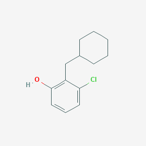 3-Chloro-2-(cyclohexylmethyl)phenol