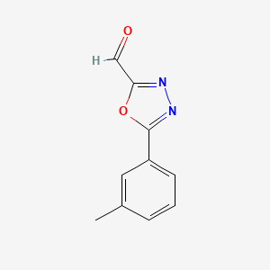 5-(3-Methylphenyl)-1,3,4-oxadiazole-2-carbaldehyde