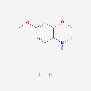 7-Methoxy-3,4-dihydro-2H-benzo[B][1,4]oxazine hydrochloride