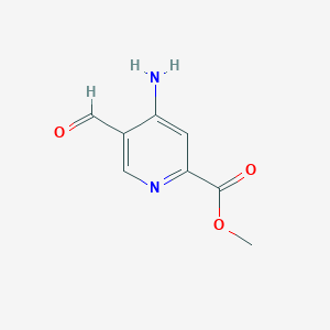 Methyl 4-amino-5-formylpyridine-2-carboxylate