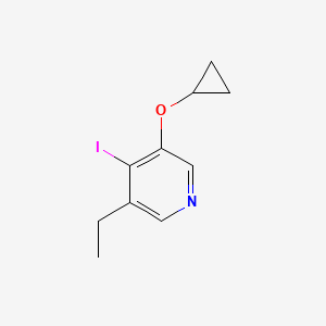 3-Cyclopropoxy-5-ethyl-4-iodopyridine