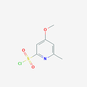 4-Methoxy-6-methylpyridine-2-sulfonyl chloride