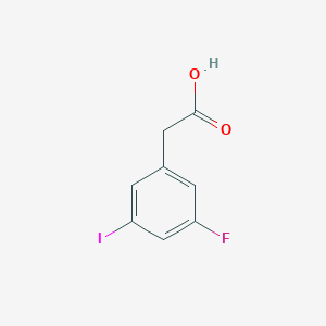 molecular formula C8H6FIO2 B15522332 (3-Fluoro-5-iodophenyl)acetic acid 