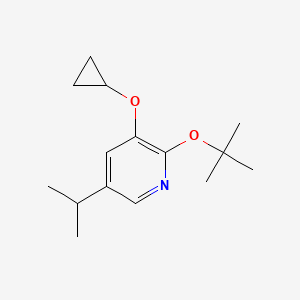 2-Tert-butoxy-3-cyclopropoxy-5-isopropylpyridine