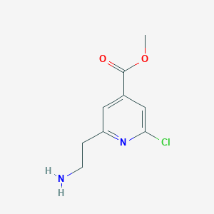 Methyl 2-(2-aminoethyl)-6-chloroisonicotinate