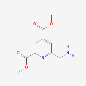 molecular formula C10H12N2O4 B15522375 Dimethyl 6-(aminomethyl)pyridine-2,4-dicarboxylate 