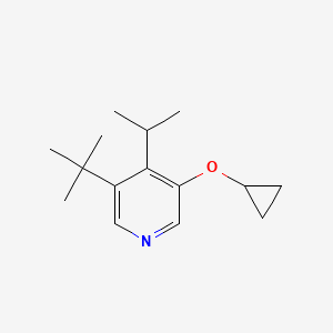 3-Tert-butyl-5-cyclopropoxy-4-isopropylpyridine