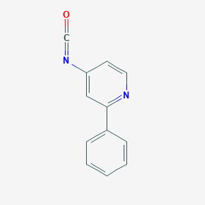 molecular formula C12H8N2O B15522411 4-Isocyanato-2-phenylpyridine 