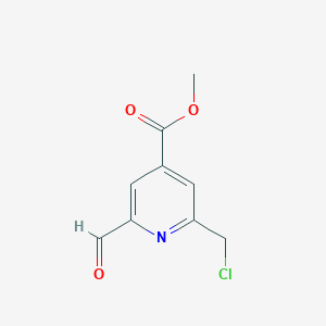 Methyl 2-(chloromethyl)-6-formylisonicotinate