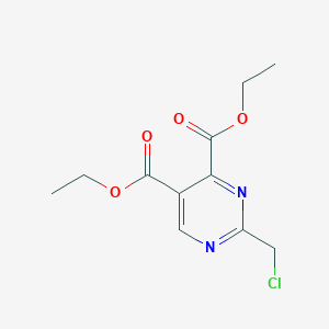 Diethyl 2-(chloromethyl)pyrimidine-4,5-dicarboxylate