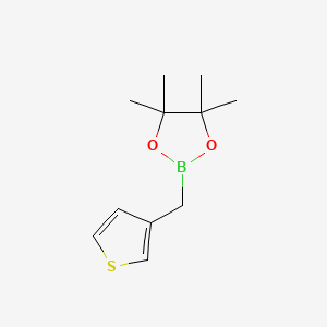 2-(Thiophen-3-YL)methyl-4,4,5,5-tetramethyl-[1,3,2]dioxaborolane