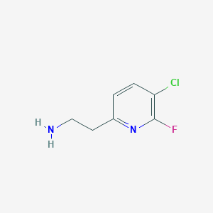 2-(5-Chloro-6-fluoropyridin-2-YL)ethanamine