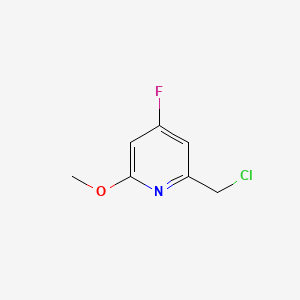 2-(Chloromethyl)-4-fluoro-6-methoxypyridine