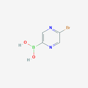 molecular formula C4H4BBrN2O2 B15522558 5-Bromopyrazine-2-boronic acid 