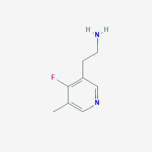 molecular formula C8H11FN2 B15522559 2-(4-Fluoro-5-methylpyridin-3-YL)ethanamine 