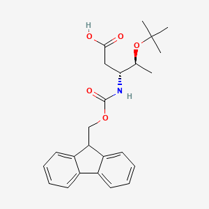 molecular formula C24H29NO5 B15522564 Fmoc-D-beta-homothreonine(OtBu) 