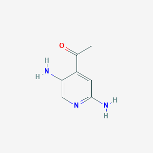 molecular formula C7H9N3O B15522571 1-(2,5-Diaminopyridin-4-YL)ethanone 