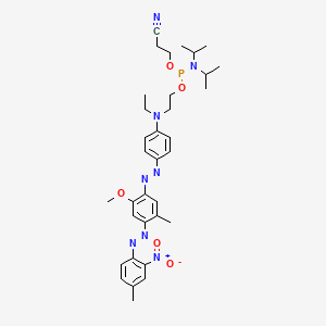 molecular formula C34H45N8O5P B15522597 BHQ-1 Amidite 